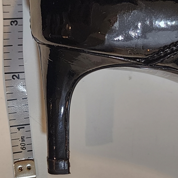 Zara Basics Black Faux Patent Leather size 37 - Picture 10 of 13